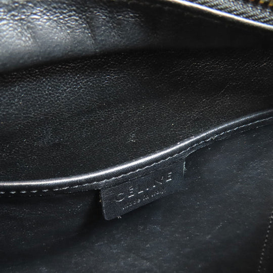 CELINE Handbag Calfskin black Luggage Nano 2WAY Women Used Authentic