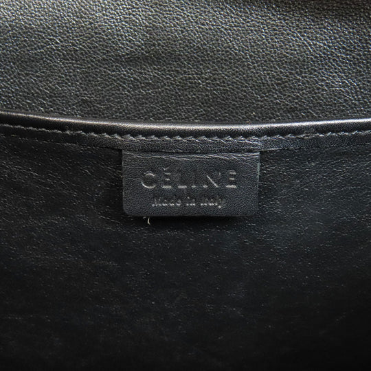 CELINE Handbag Calfskin black Luggage Nano 2WAY Women Used Authentic