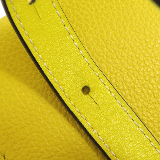 LOEWE Handbag leather yellow Hammock mini 2WAY Women Used Authentic