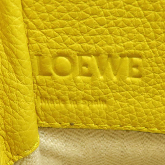 LOEWE Handbag leather yellow Hammock mini 2WAY Women Used Authentic
