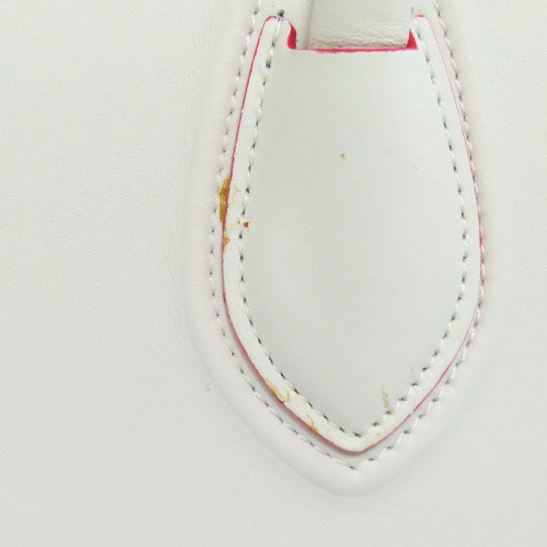 CELINE Tote Bag Calfskin white Luggage phantom Women Used Authentic