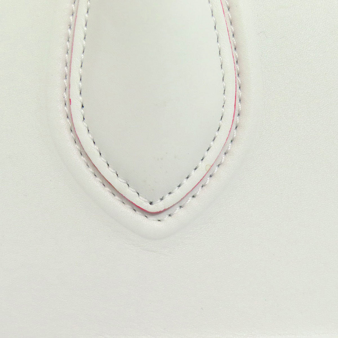 CELINE Tote Bag Calfskin white Luggage phantom Women Used Authentic