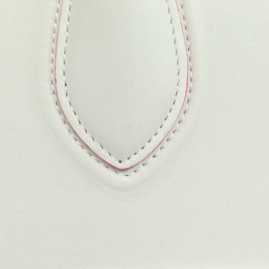 CELINE Tote Bag Calfskin white Luggage phantom Women Used Authentic