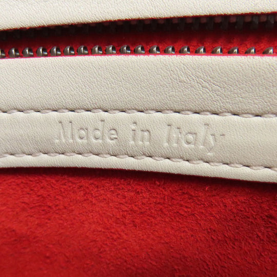 CELINE Tote Bag Calfskin white Luggage phantom Women Used Authentic