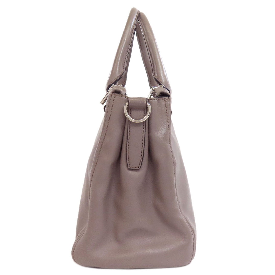 PRADA Tote Bag BN2866 leather gray 2WAY