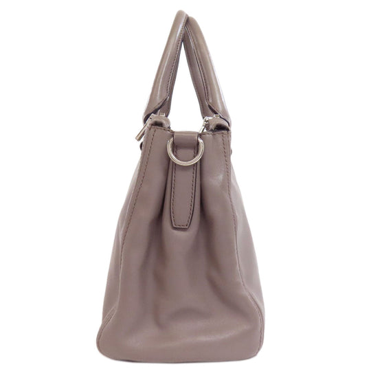 PRADA Tote Bag BN2866 leather gray 2WAY