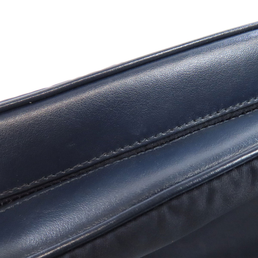 PRADA Shoulder Bag 1BH046 Nylon Navy Long shoulder Women Used Authentic