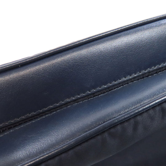 PRADA Shoulder Bag 1BH046 Nylon Navy Long shoulder Women Used Authentic