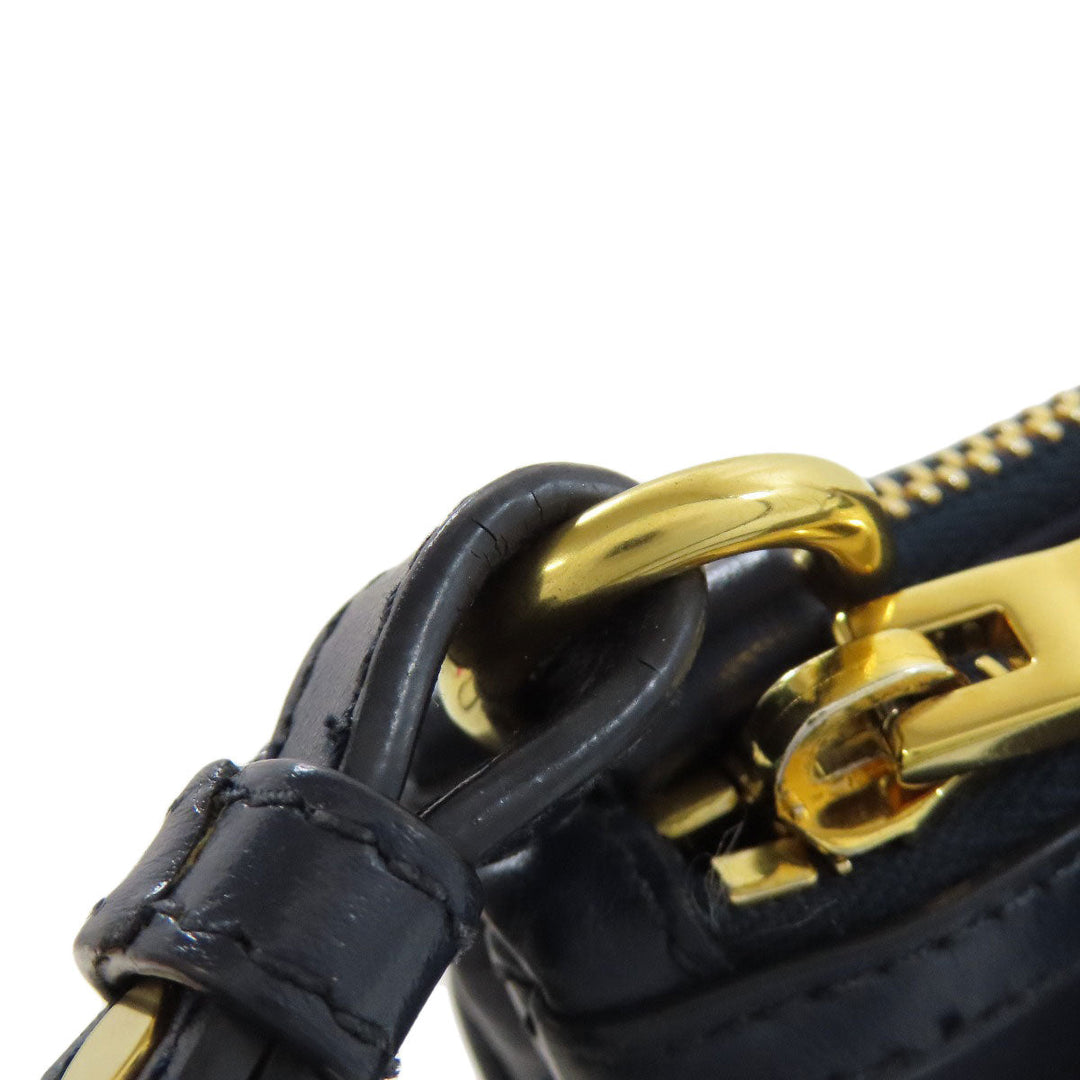 PRADA Shoulder Bag 1BH046 Nylon Navy Long shoulder Women Used Authentic