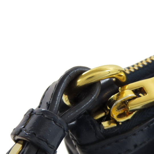 PRADA Shoulder Bag 1BH046 Nylon Navy Long shoulder Women Used Authentic