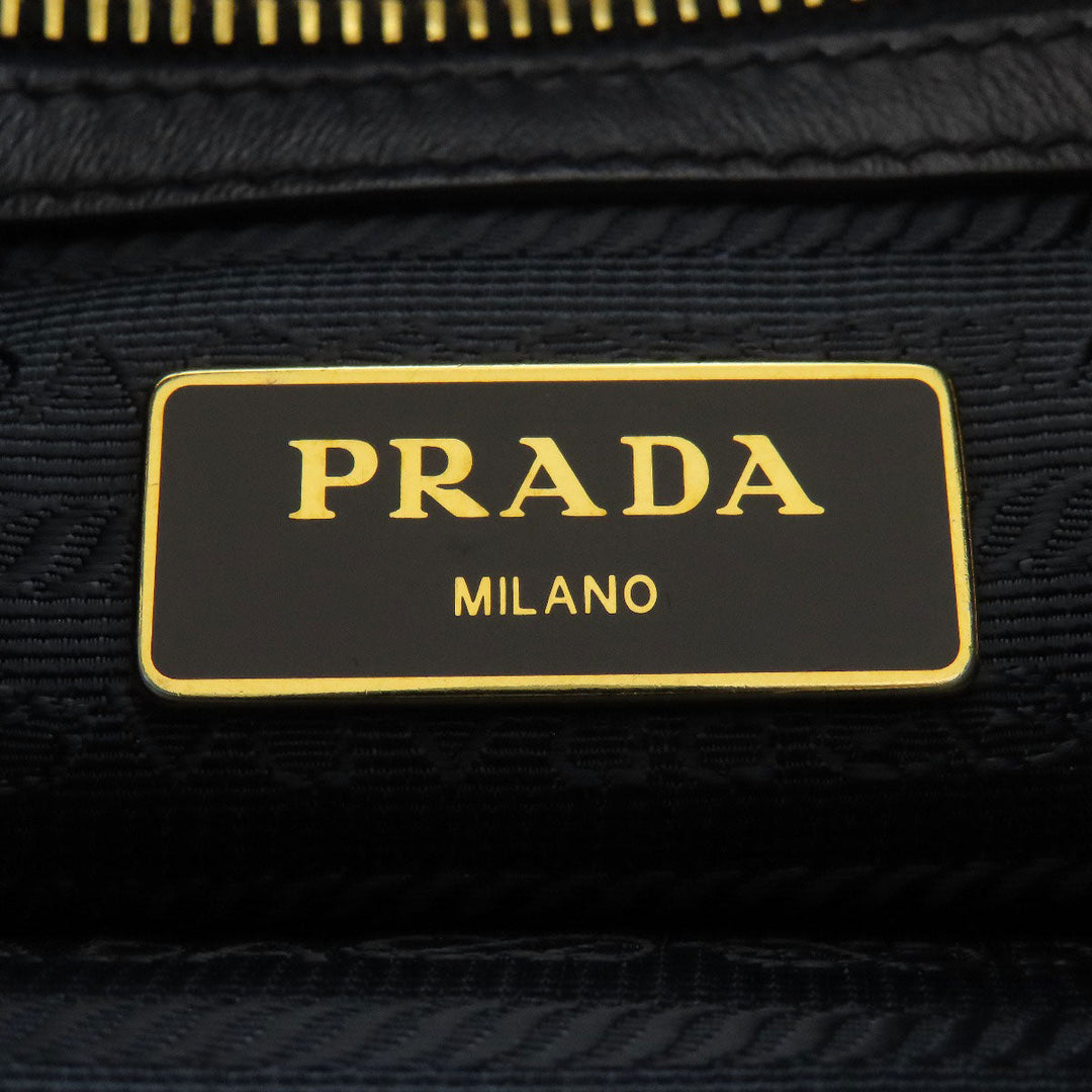 PRADA Shoulder Bag 1BH046 Nylon Navy Long shoulder Women Used Authentic