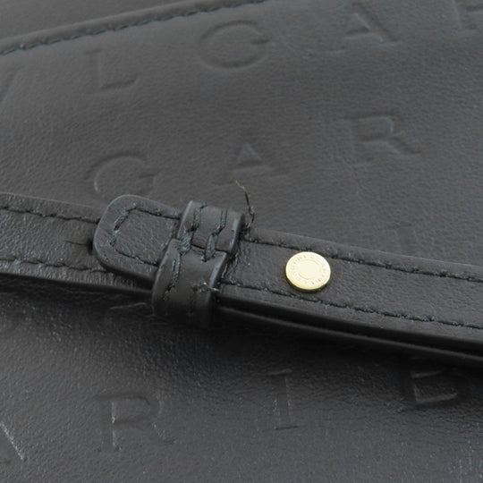 BVLGARI Handbag leather black 2WAY