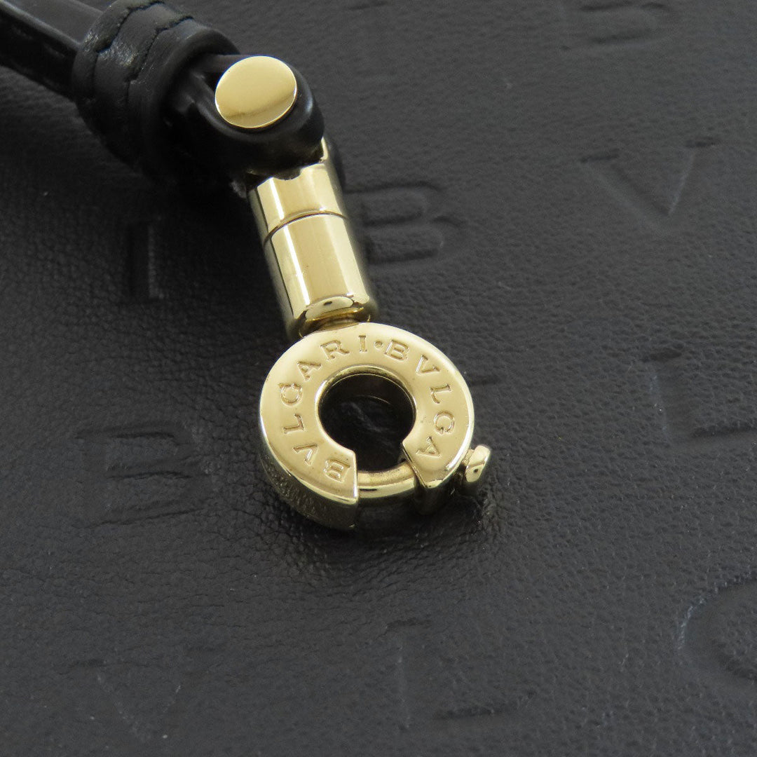 BVLGARI Handbag leather black 2WAY