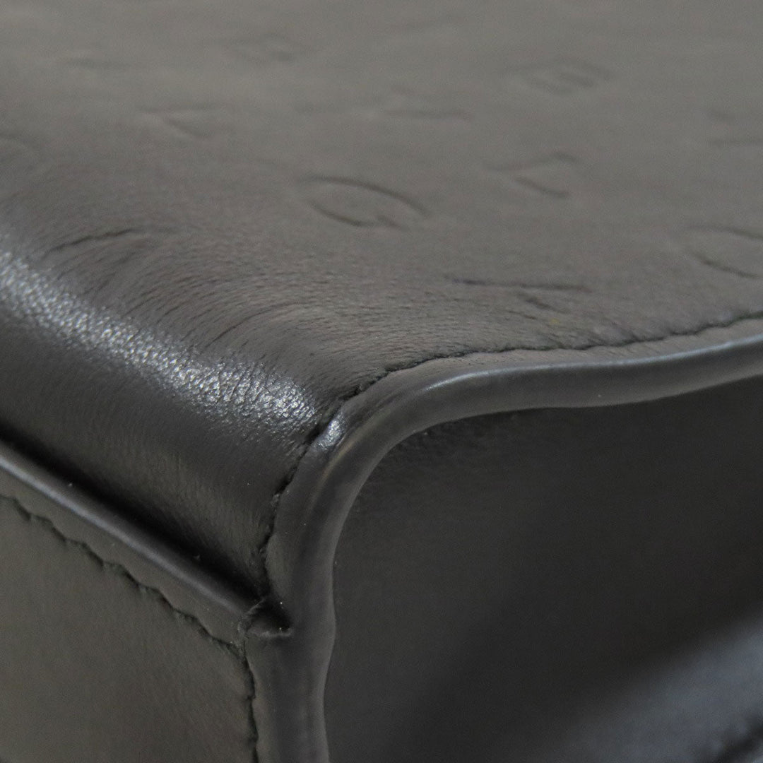 BVLGARI Handbag leather black 2WAY