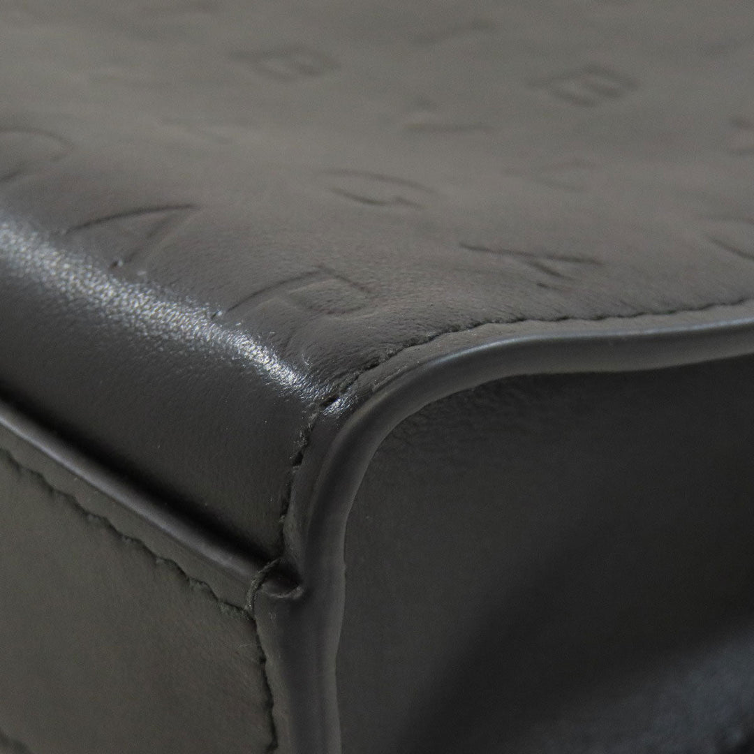 BVLGARI Handbag leather black 2WAY