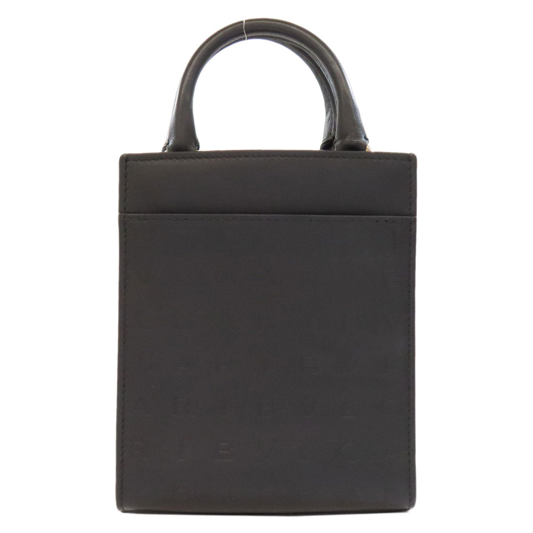 BVLGARI Handbag leather black 2WAY