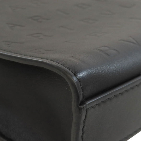 BVLGARI Handbag leather black 2WAY