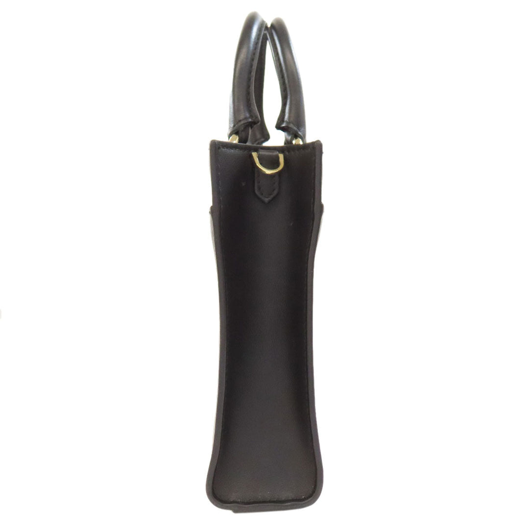 BVLGARI Handbag leather black 2WAY