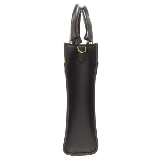 BVLGARI Handbag leather black 2WAY