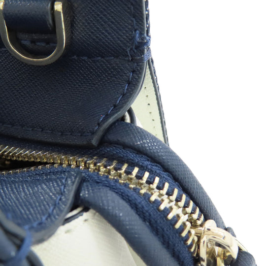 Kate Spade Handbag Denim, Leather blue 2WAY Women Used Authentic