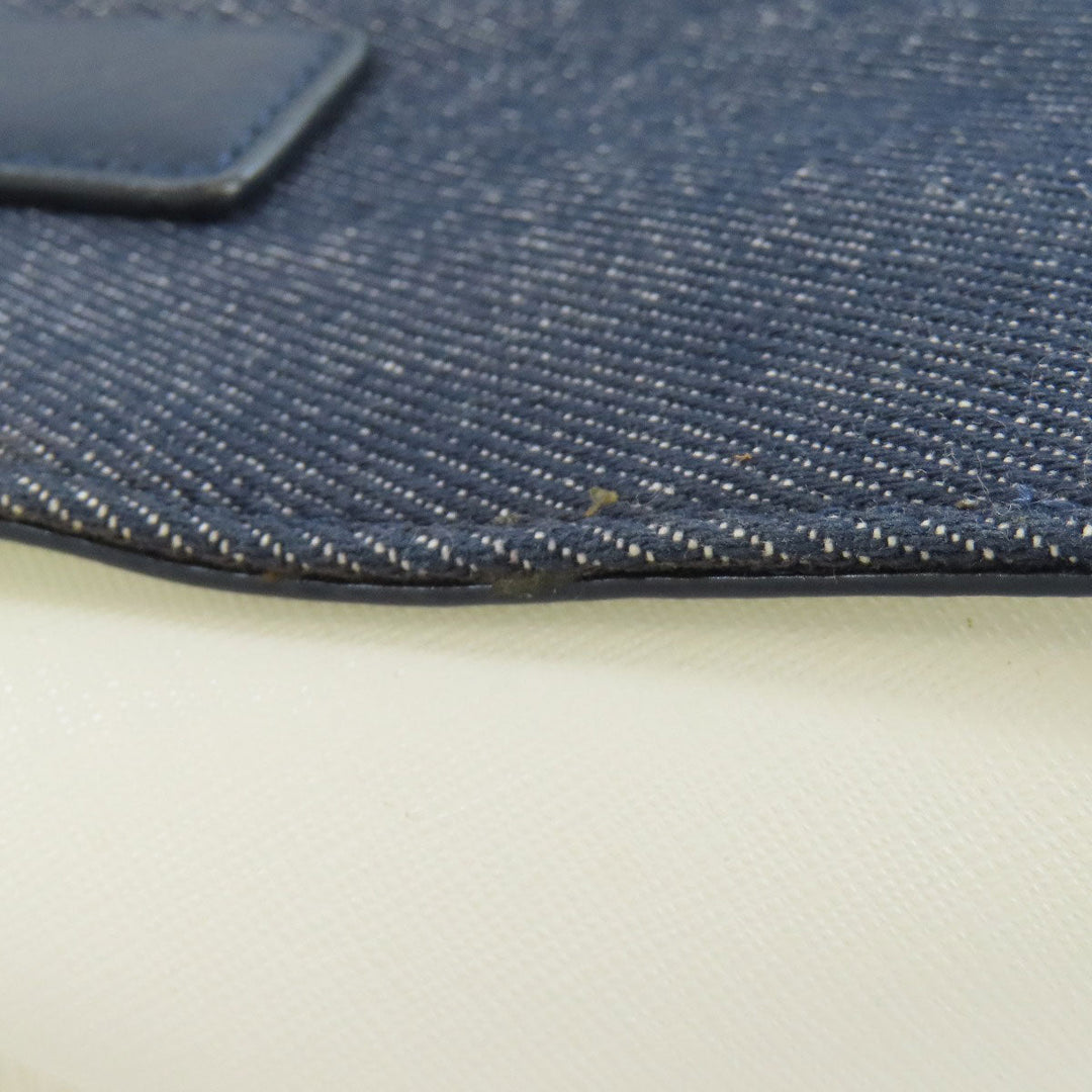 Kate Spade Handbag Denim, Leather blue 2WAY Women Used Authentic