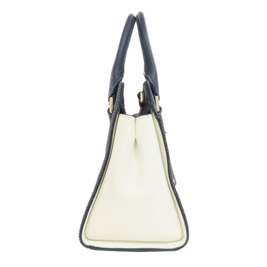Kate Spade Handbag Denim, Leather blue 2WAY Women Used Authentic