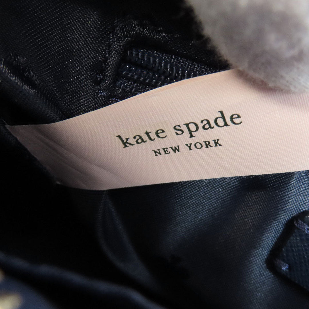 Kate Spade Handbag Denim, Leather blue 2WAY Women Used Authentic
