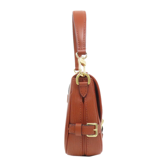 LOUIS VUITTON Handbag M23470 Epi Brown Saumur BB Women Used Authentic