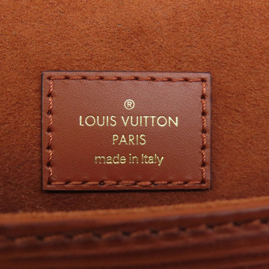 LOUIS VUITTON Handbag M23470 Epi Brown Saumur BB Women Used Authentic