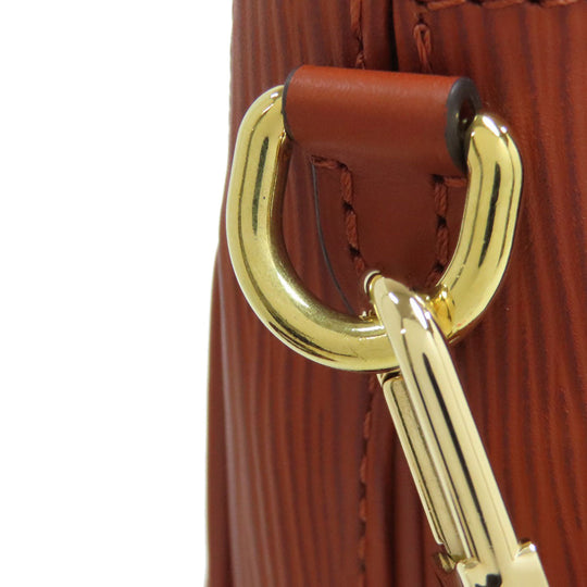 LOUIS VUITTON Handbag M23470 Epi Brown Saumur BB Women Used Authentic