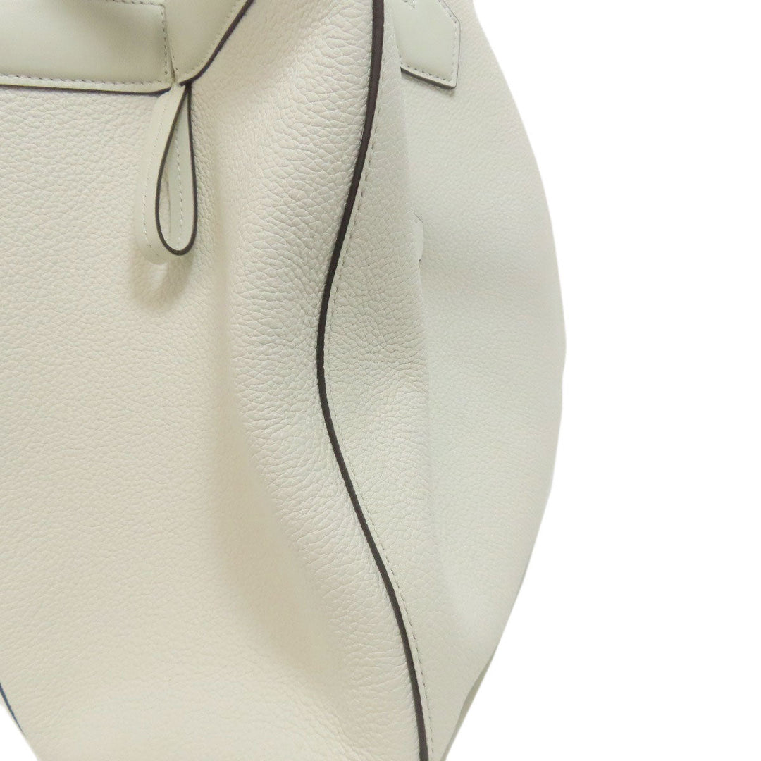FENDI Handbag Calfskin white Origami Medium
