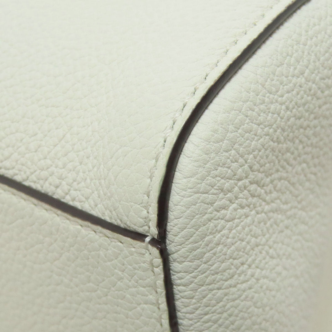 FENDI Handbag Calfskin white Origami Medium