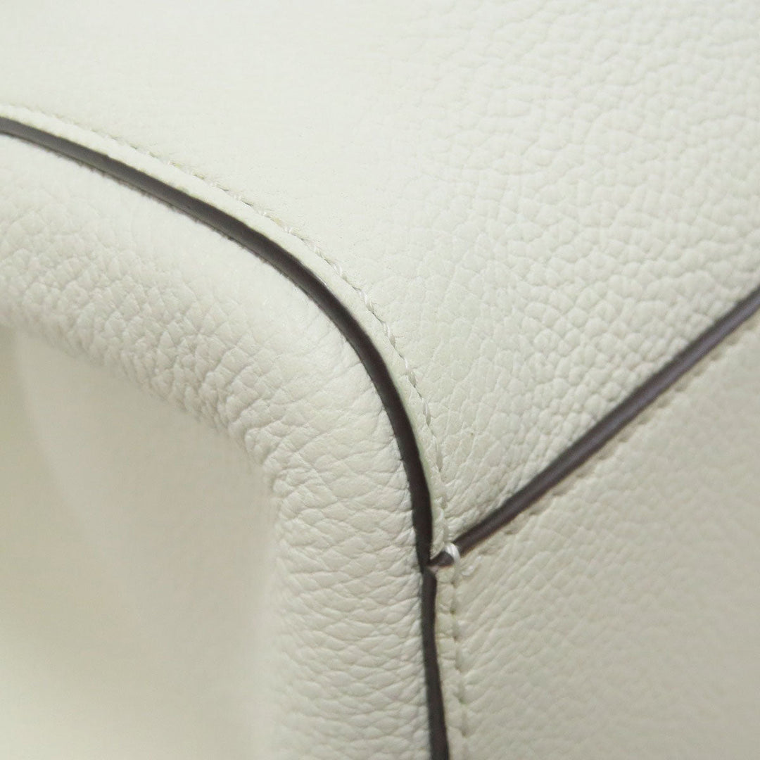 FENDI Handbag Calfskin white Origami Medium