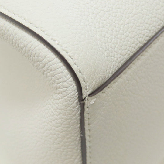 FENDI Handbag Calfskin white Origami Medium