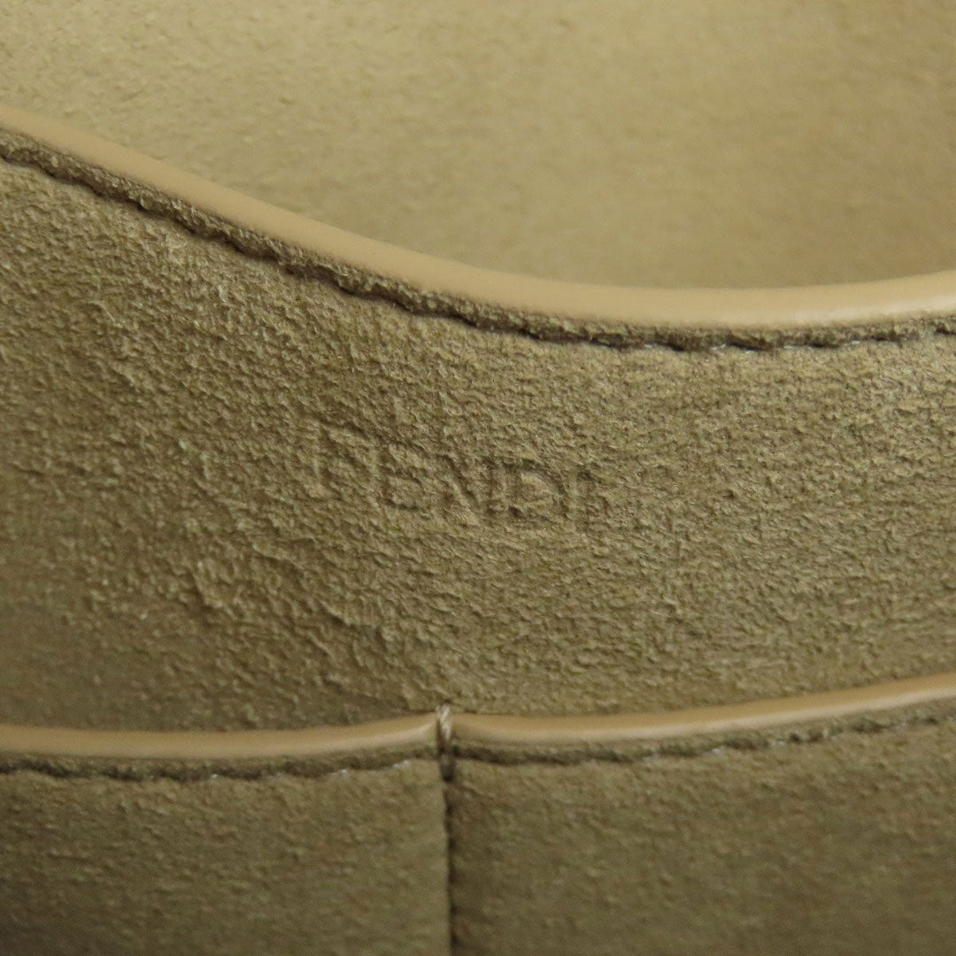 FENDI Handbag Calfskin white Origami Medium