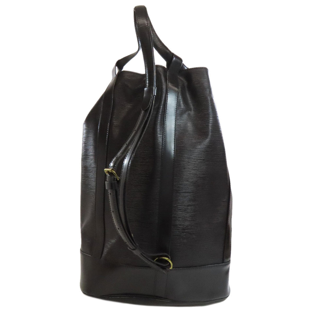 LOUIS VUITTON Backpack M43082 Epi black RandonneeGM Women Used Authentic
