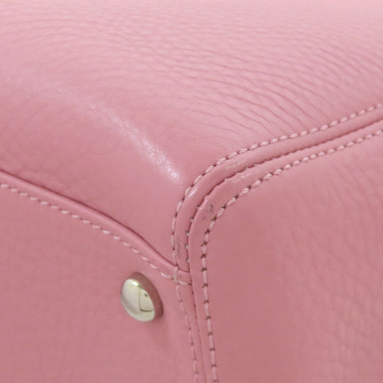 CHANEL Tote Bag Calfskin pink Executive Tote SilverMetal