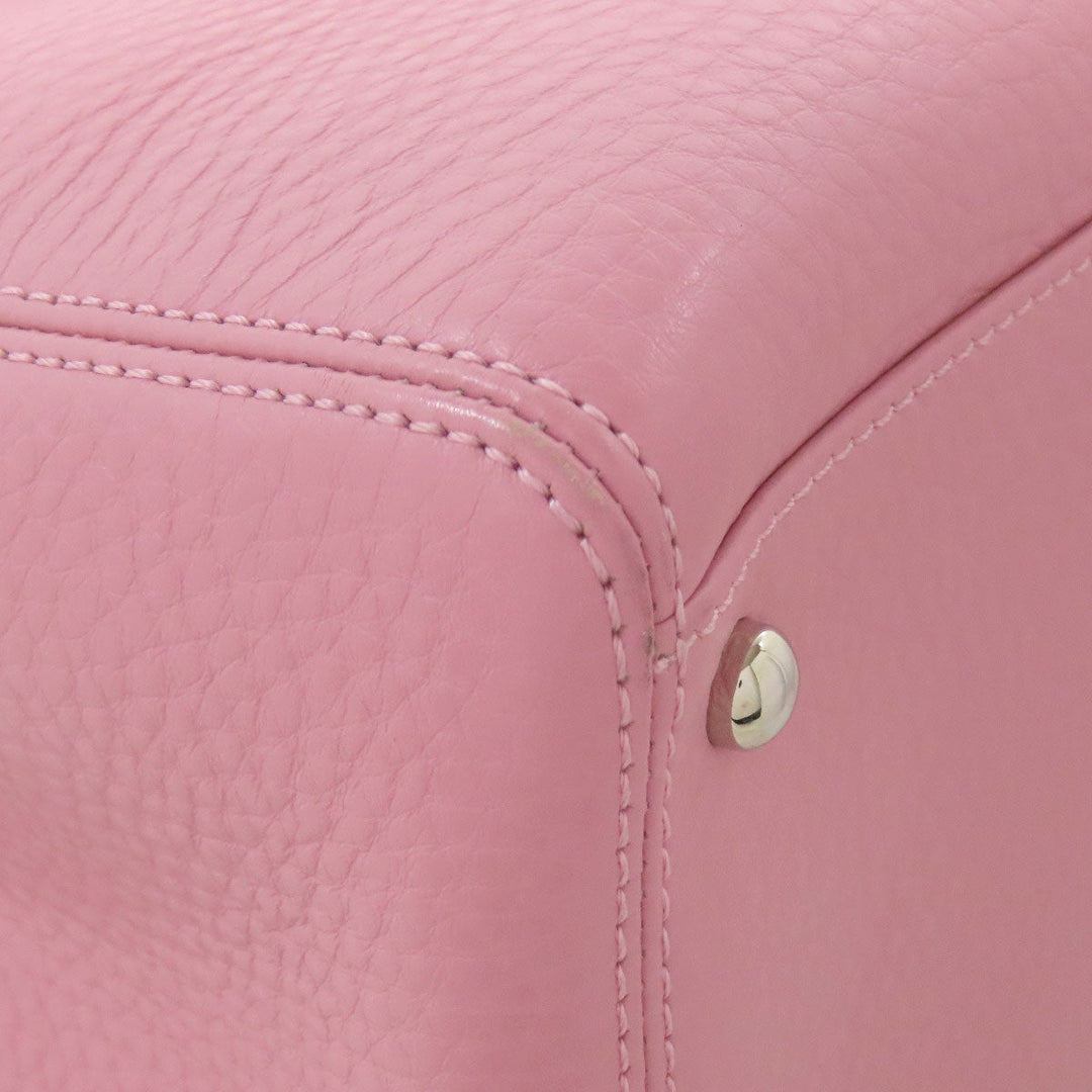 CHANEL Tote Bag Calfskin pink Executive Tote SilverMetal