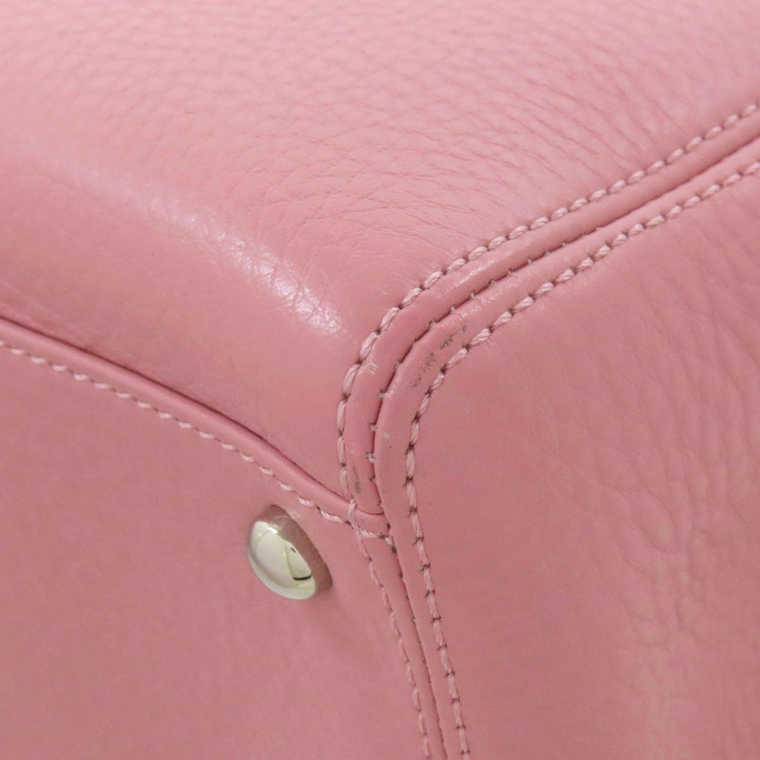 CHANEL Tote Bag Calfskin pink Executive Tote SilverMetal