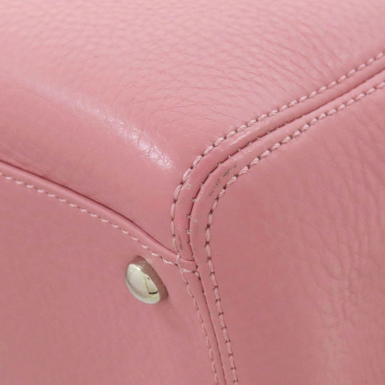 CHANEL Tote Bag Calfskin pink Executive Tote SilverMetal