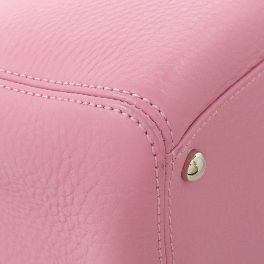 CHANEL Tote Bag Calfskin pink Executive Tote SilverMetal