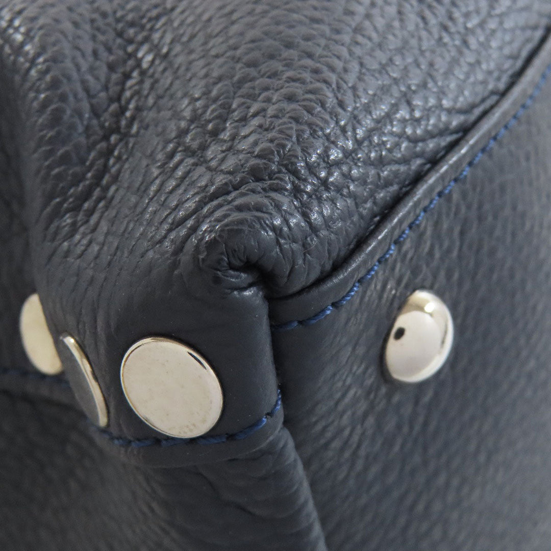 ZANELLATO Handbag leather Navy 2WAY