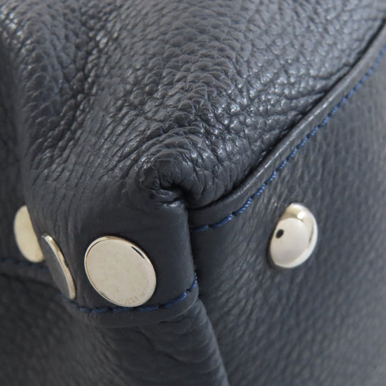 ZANELLATO Handbag leather Navy 2WAY