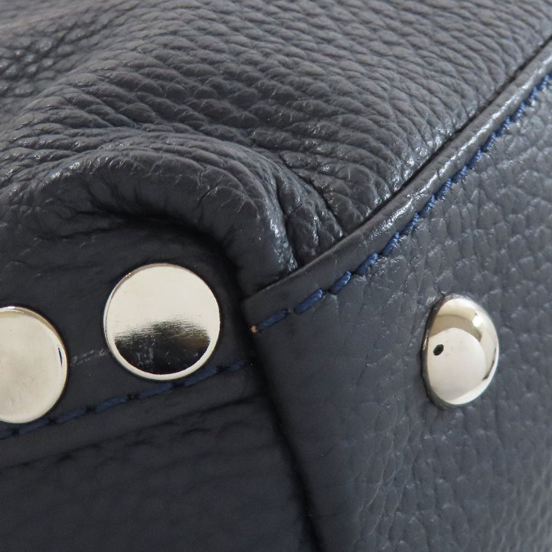 ZANELLATO Handbag leather Navy 2WAY