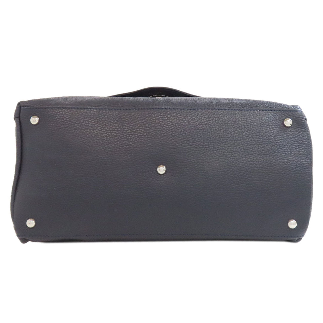 ZANELLATO Handbag leather Navy 2WAY