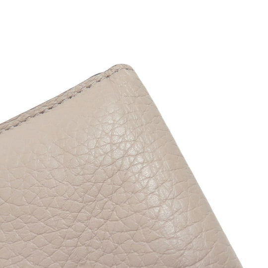 LOUIS VUITTON Bifold Wallet M68747 Taurillon Clemence beige Portefeuille Capucines XS