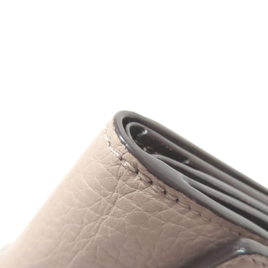 LOUIS VUITTON Bifold Wallet M68747 Taurillon Clemence beige Portefeuille Capucines XS