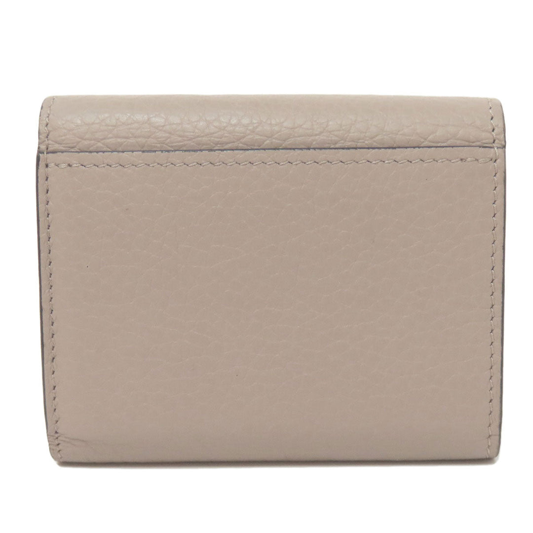 LOUIS VUITTON Bifold Wallet M68747 Taurillon Clemence beige Portefeuille Capucines XS