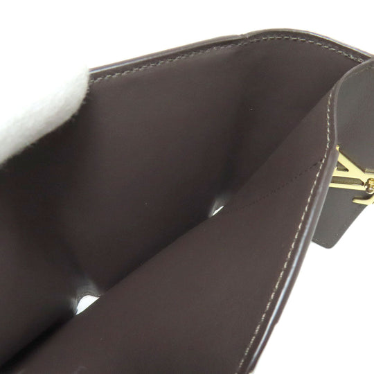 LOUIS VUITTON Bifold Wallet M68747 Taurillon Clemence beige Portefeuille Capucines XS