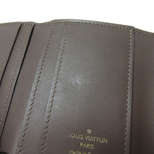 LOUIS VUITTON Bifold Wallet M68747 Taurillon Clemence beige Portefeuille Capucines XS